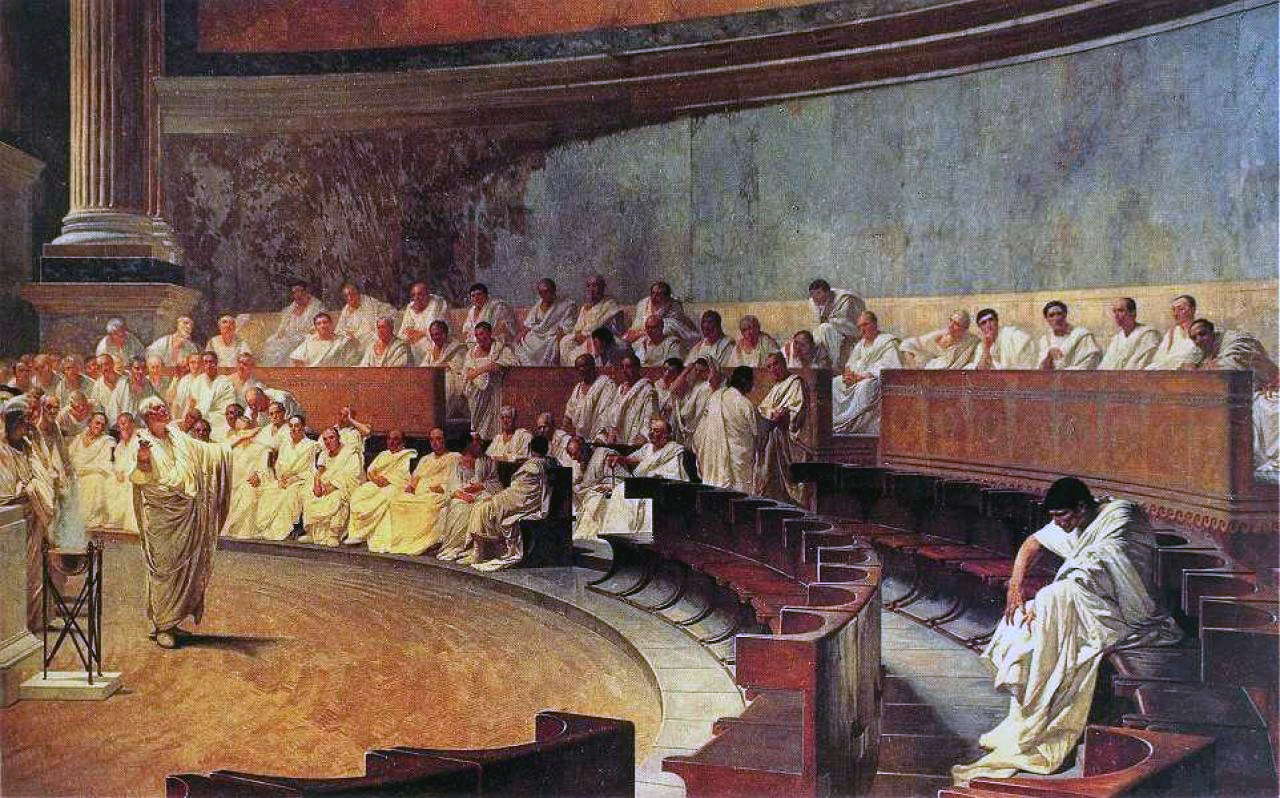 Quadro senatori romani